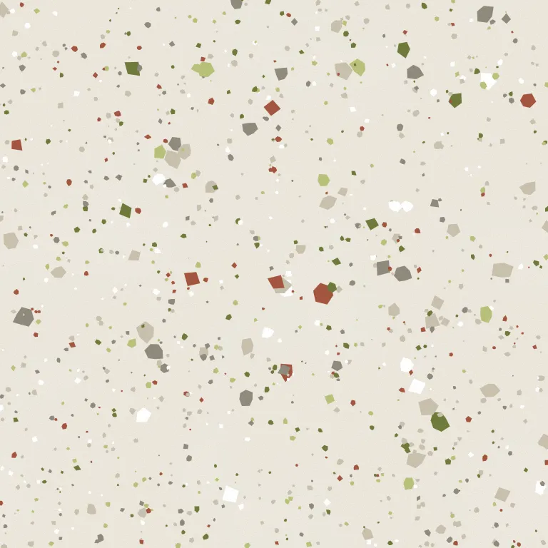 Contoh permukaan terrazzo krem